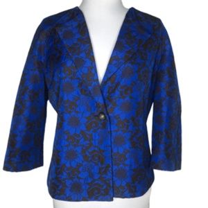 Harve Benard 3/4 Sleeve Single Button Jacket Size 10